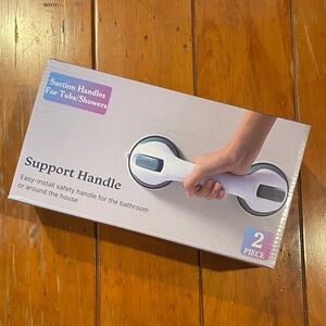 White Support Handle for Tubs and Showers